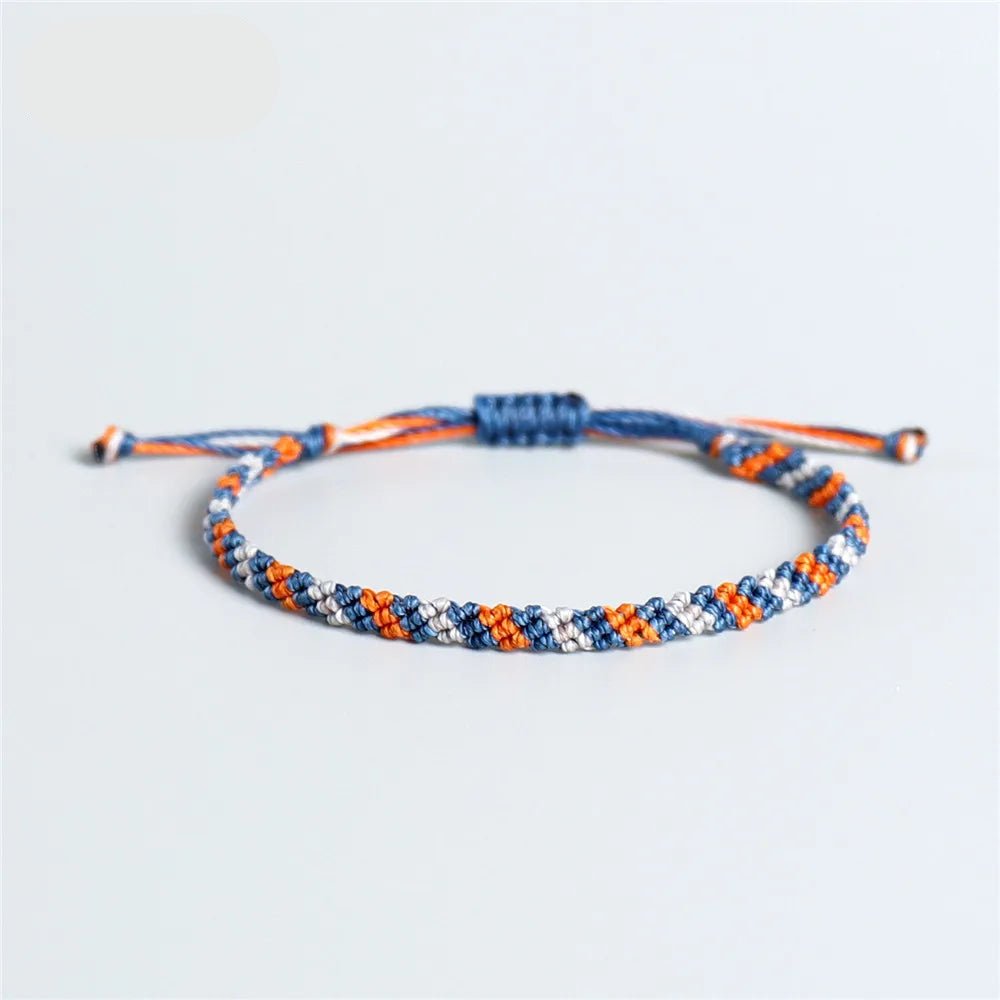 3 - color macrame bracelet