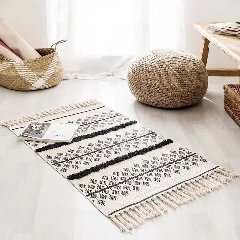 Berber macrame rug