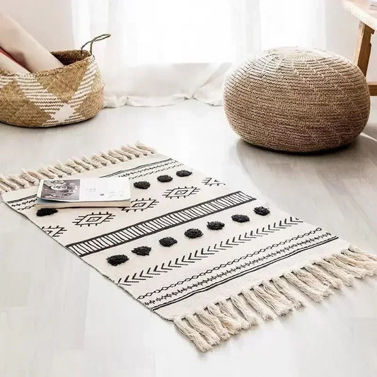 Berber macrame rug