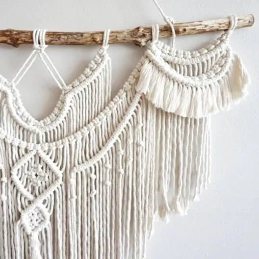 Handmade macrame wall hanging