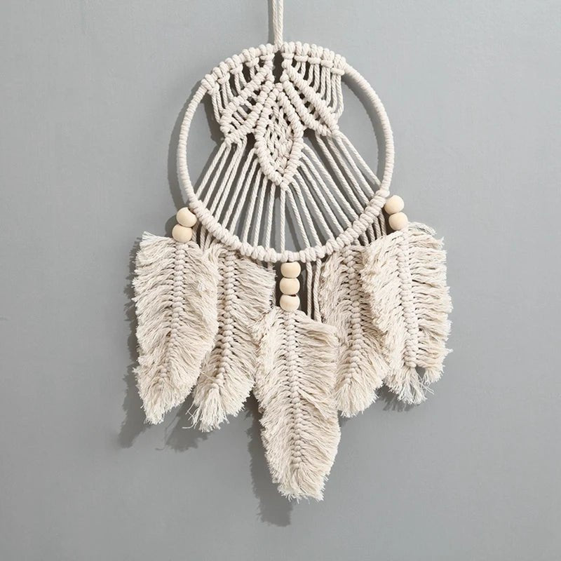 Handmade style macrame dream catcher