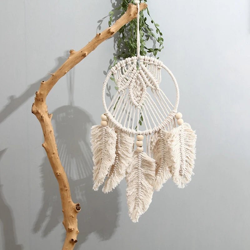 Handmade style macrame dream catcher