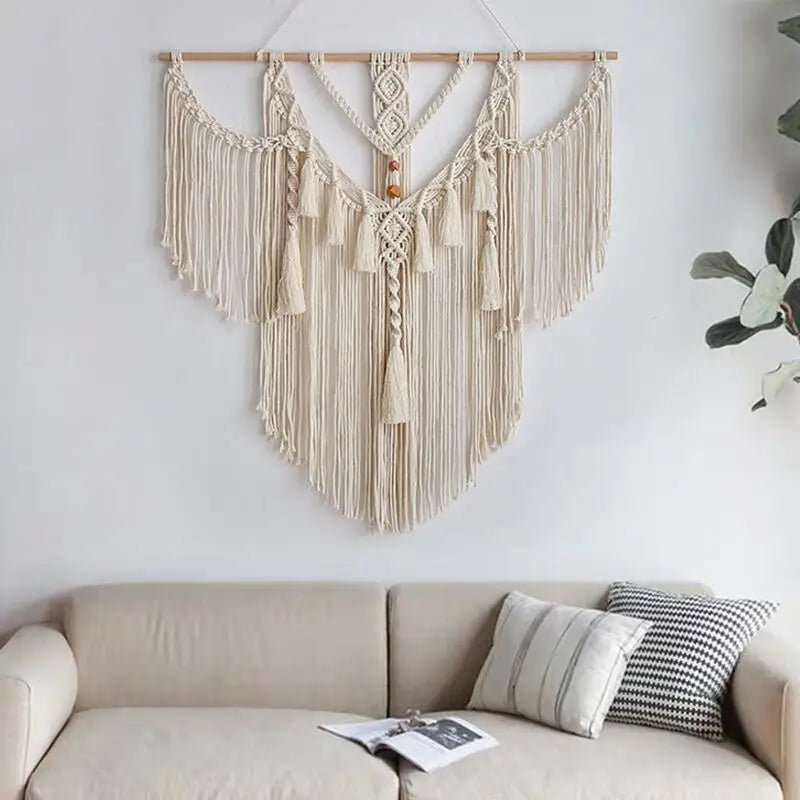 Large macrame wall hanging