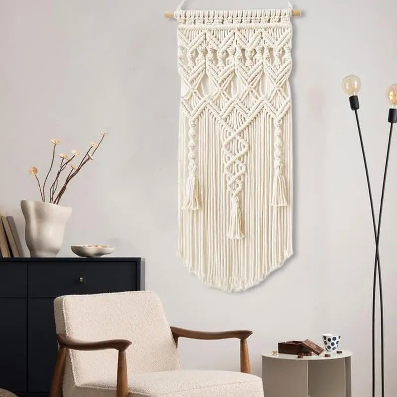 Long wall macrame