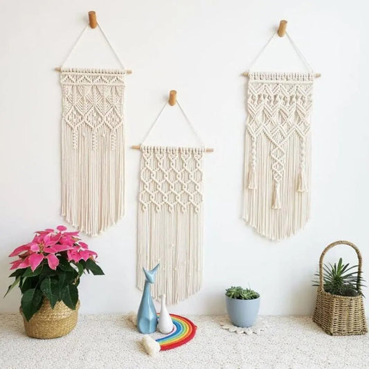 Long wall macrame