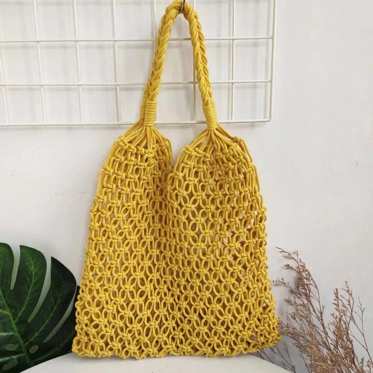 Macrame bag color