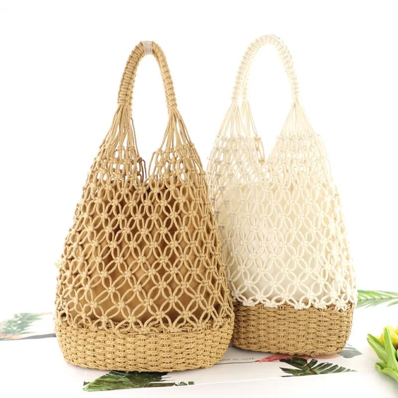 Macrame beach bag