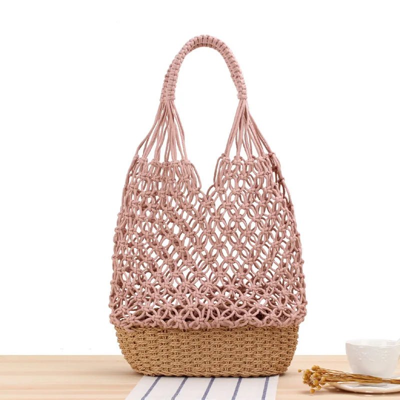 Macrame beach bag