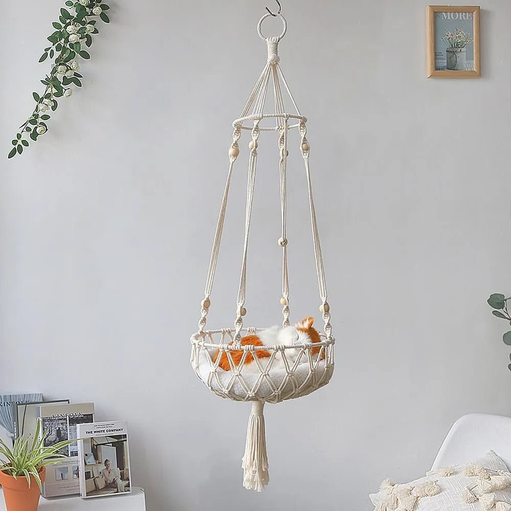 Macrame Cat Hammock