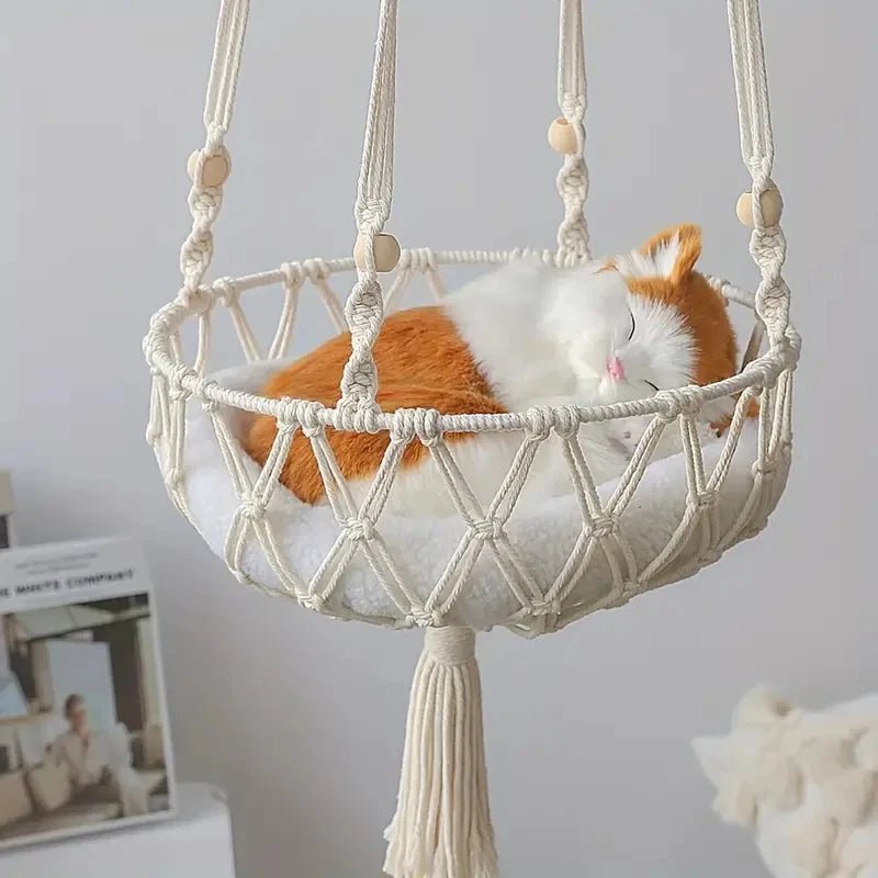 Macrame Cat Hammock