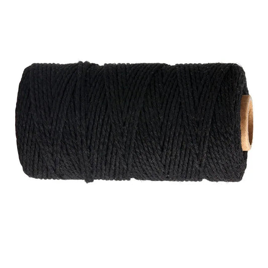 Macrame cord black 2mm