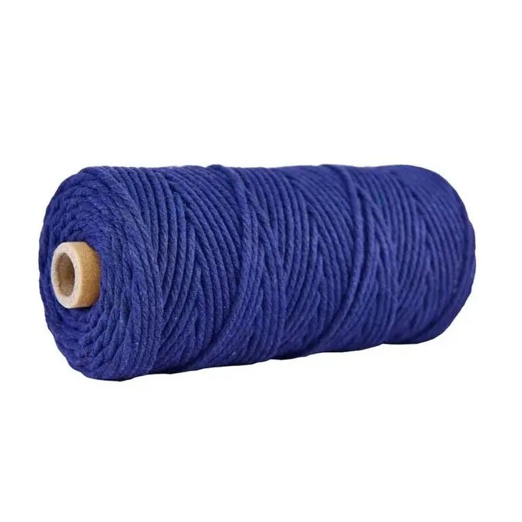 Macrame cord blue 3mm