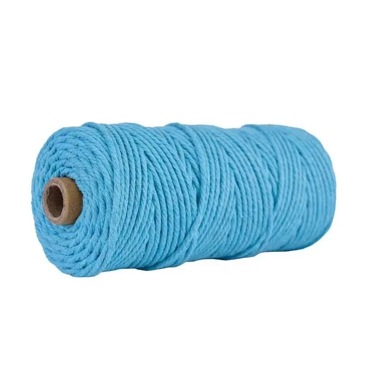 Macrame cord blue 3mm