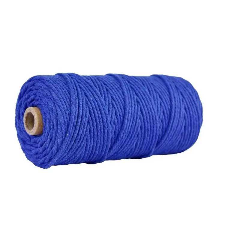 Macrame cord blue 3mm