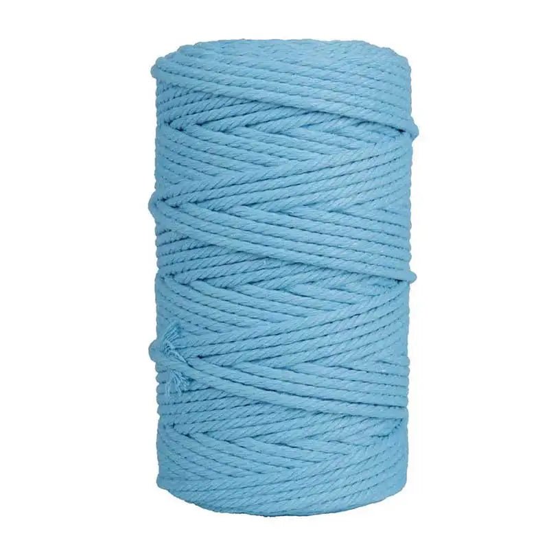 Macrame cord blue 4mm