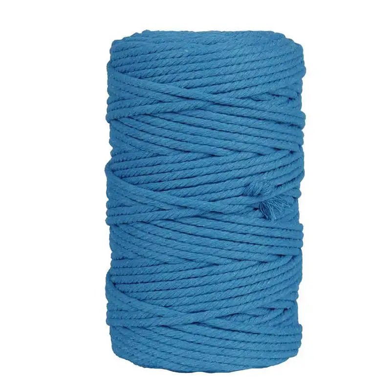 Macrame cord blue 4mm