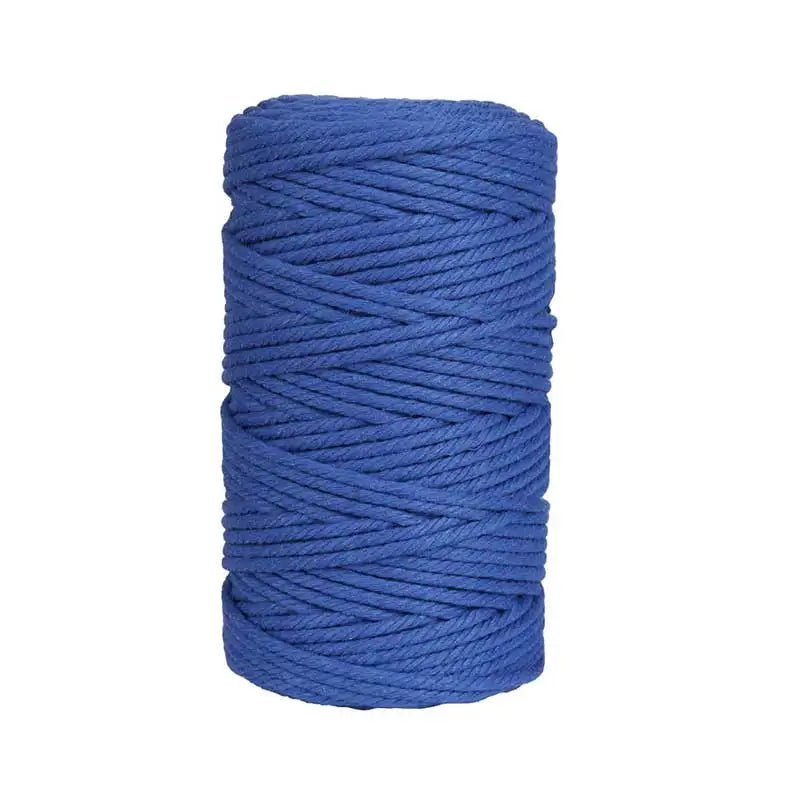 Macrame cord blue 4mm