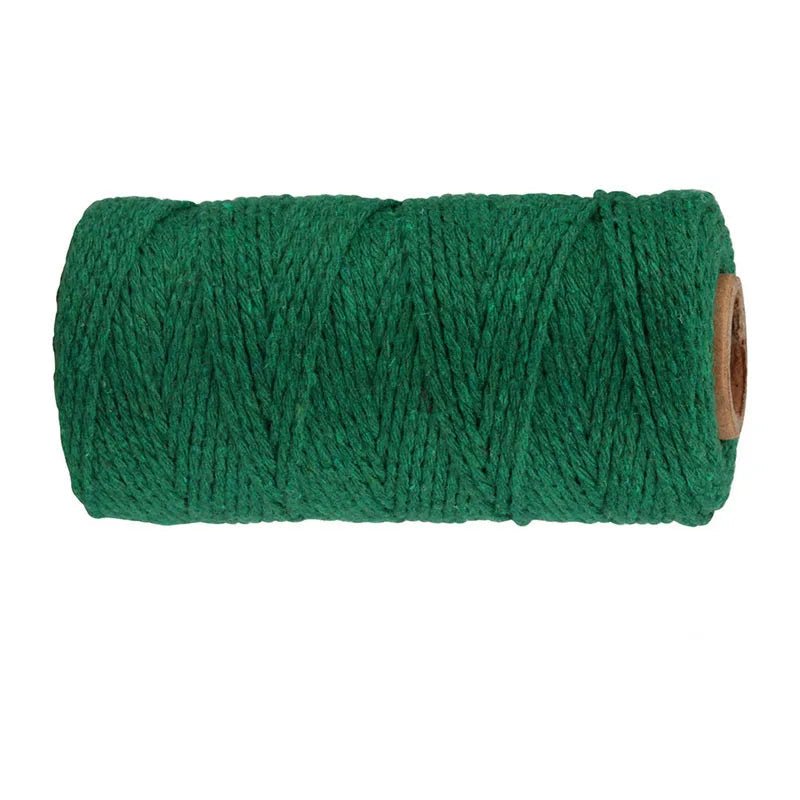 Macrame cord green 2mm