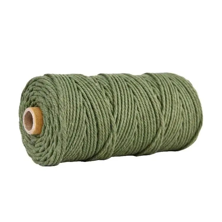 Macrame cord green 3mm