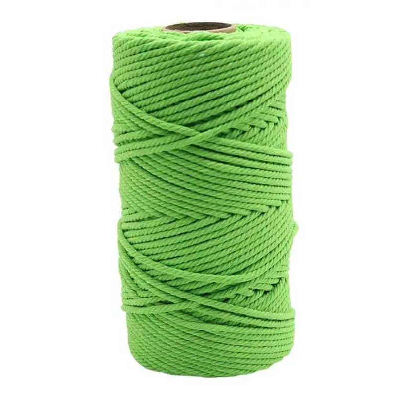 Macrame cord green 4mm