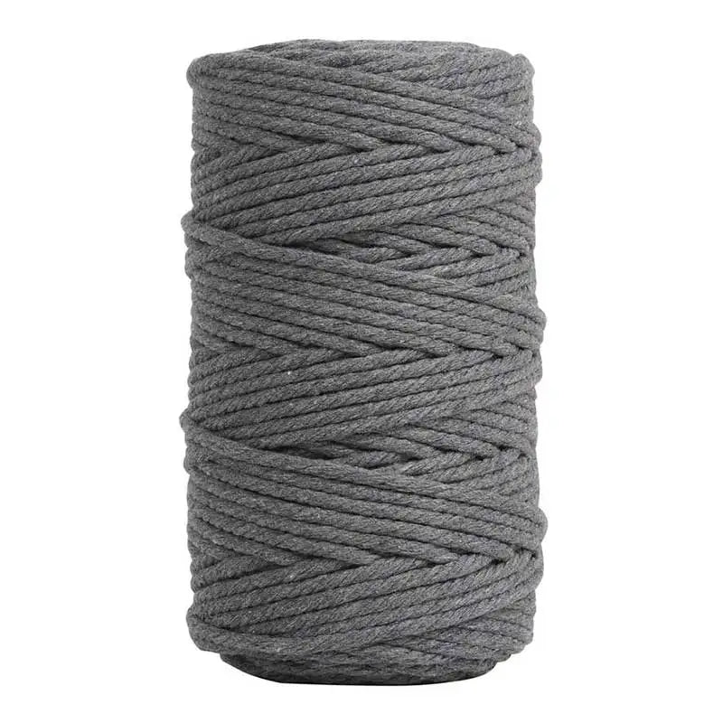 Macrame cord grey 4mm