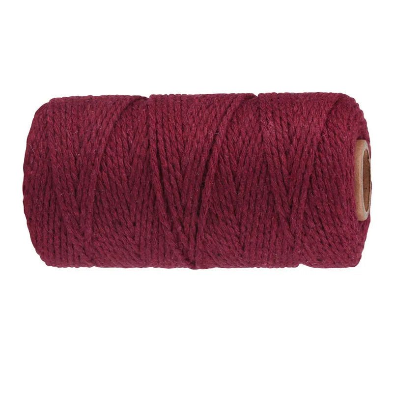 Macrame cord red 2mm