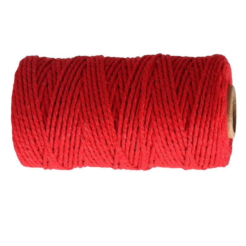 Macrame cord red 2mm