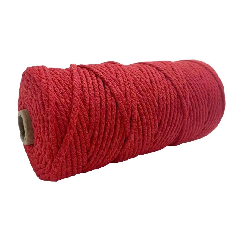 Macrame cord red 3mm