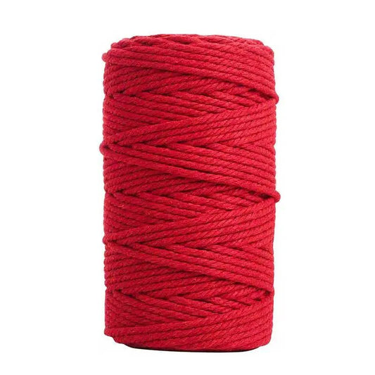 Macrame cord red 4mm