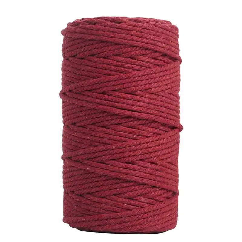 Macrame cord red 4mm