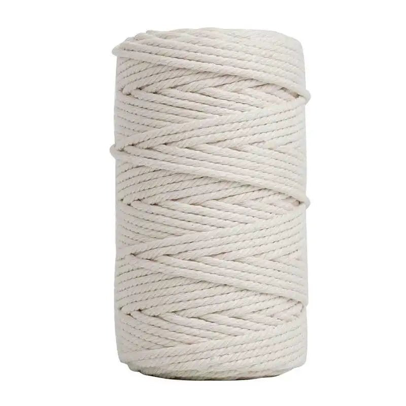 Macrame cord white 4mm