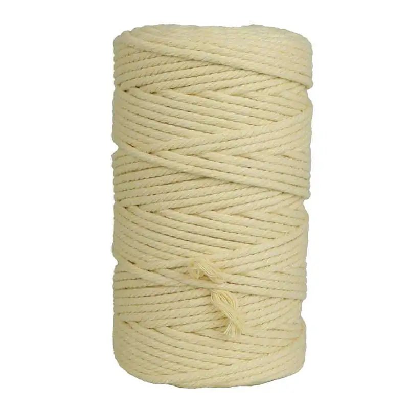 Macrame cord yellow 4mm