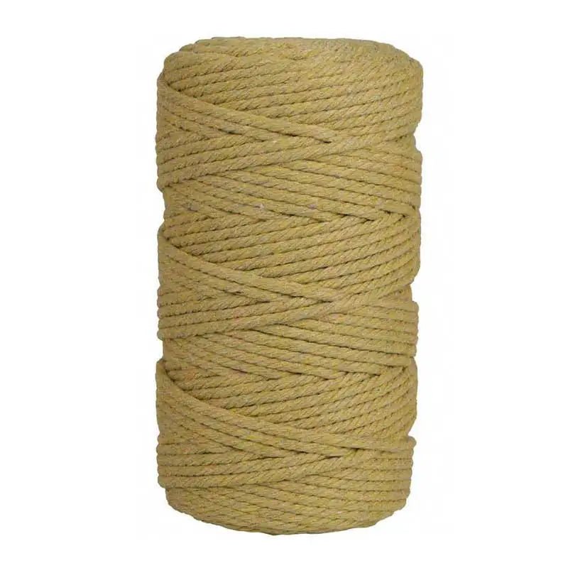 Macrame cord yellow 4mm