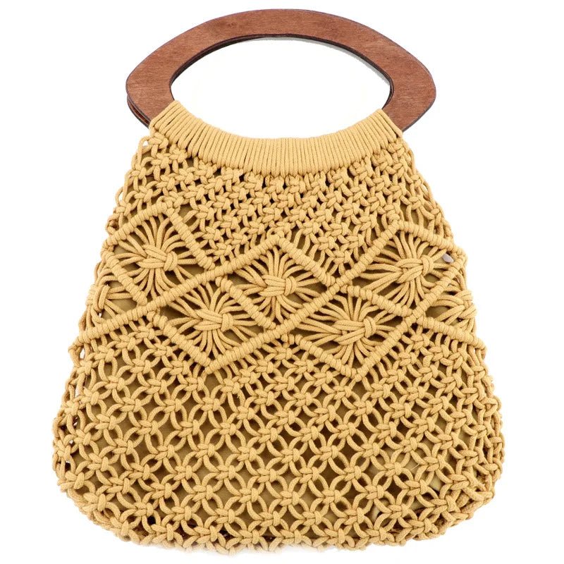 Macrame crochet bag