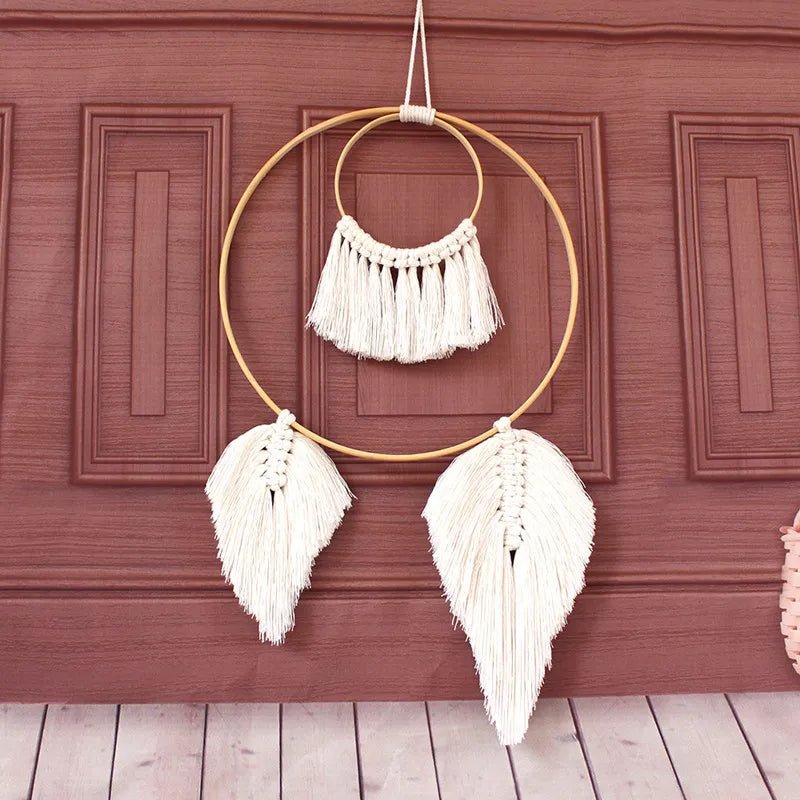 Macrame dream catcher bedroom decor