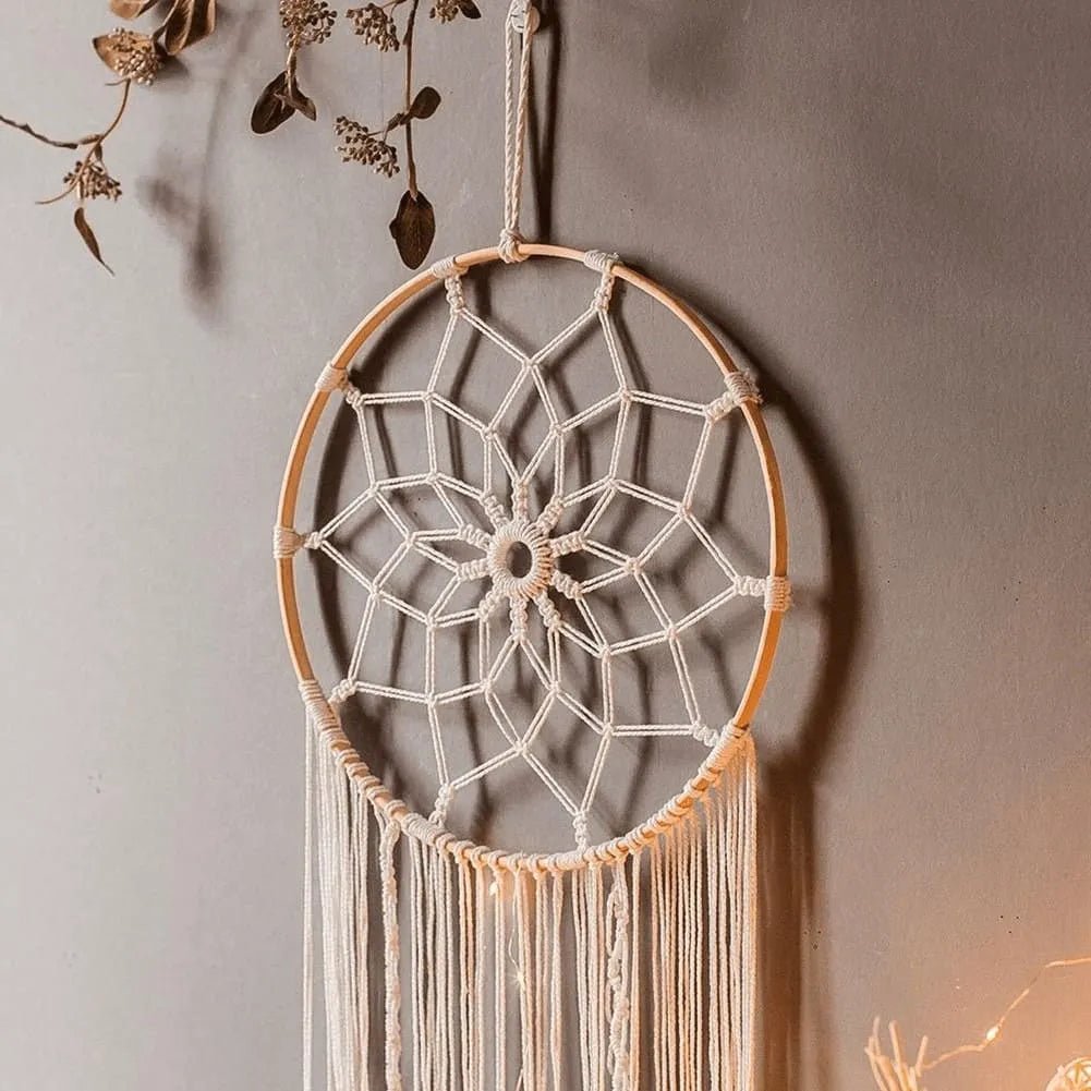 Macrame feather dream catcher