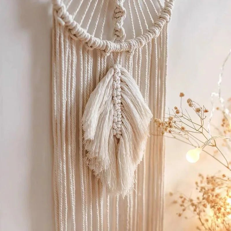 Macrame for dream catcher