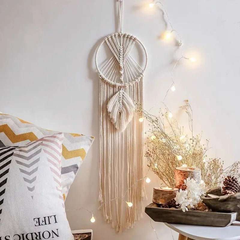 Macrame for dream catcher