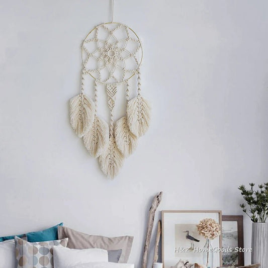 Macrame mandala dream catcher