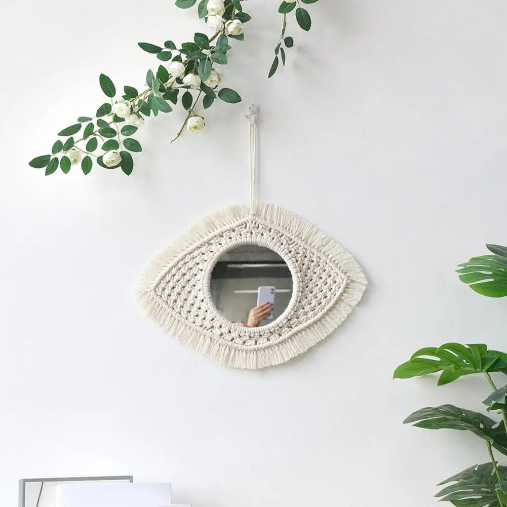 Macrame mirror set