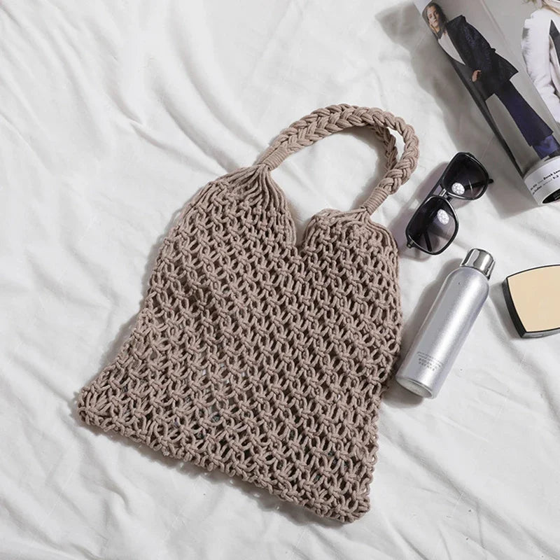 Macrame net bag