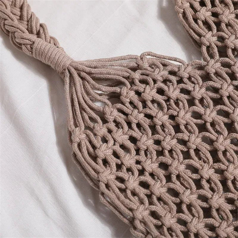 Macrame net bag