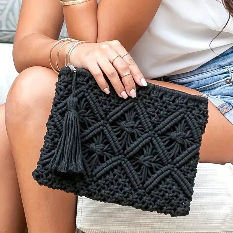 Macrame pouch