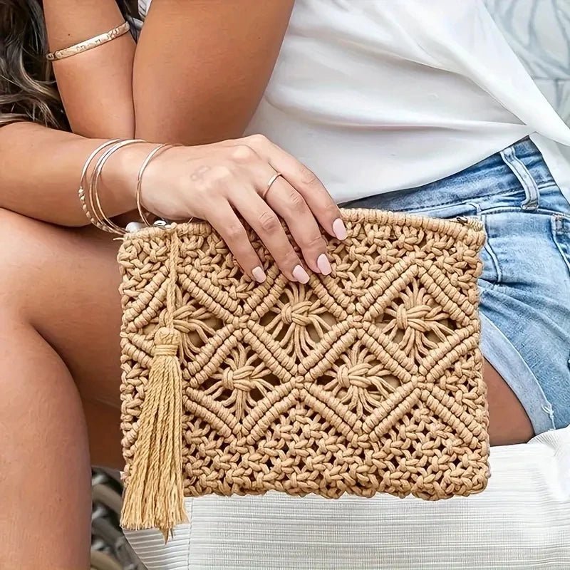 Macrame pouch