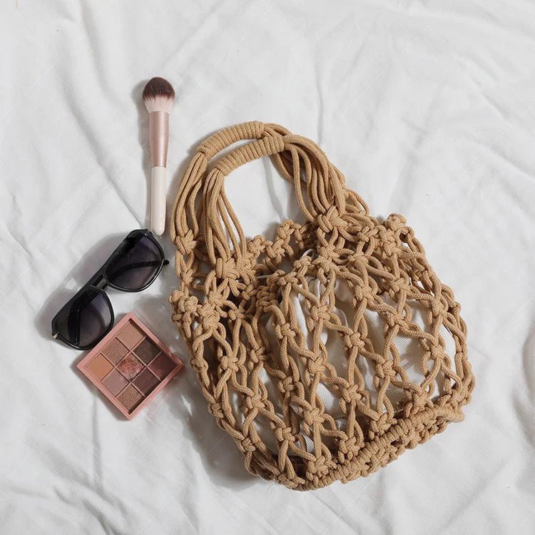 Macrame rope bag