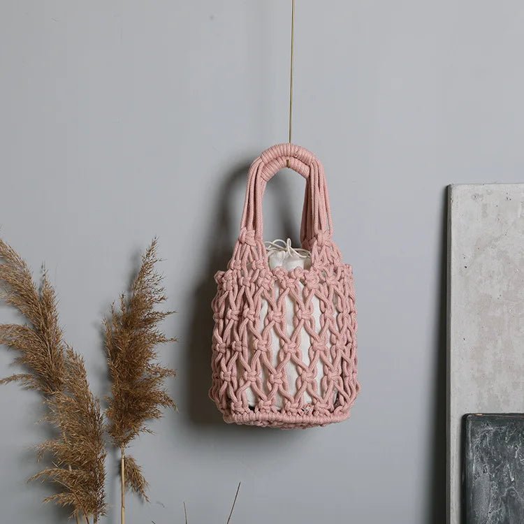 Macrame rope bag