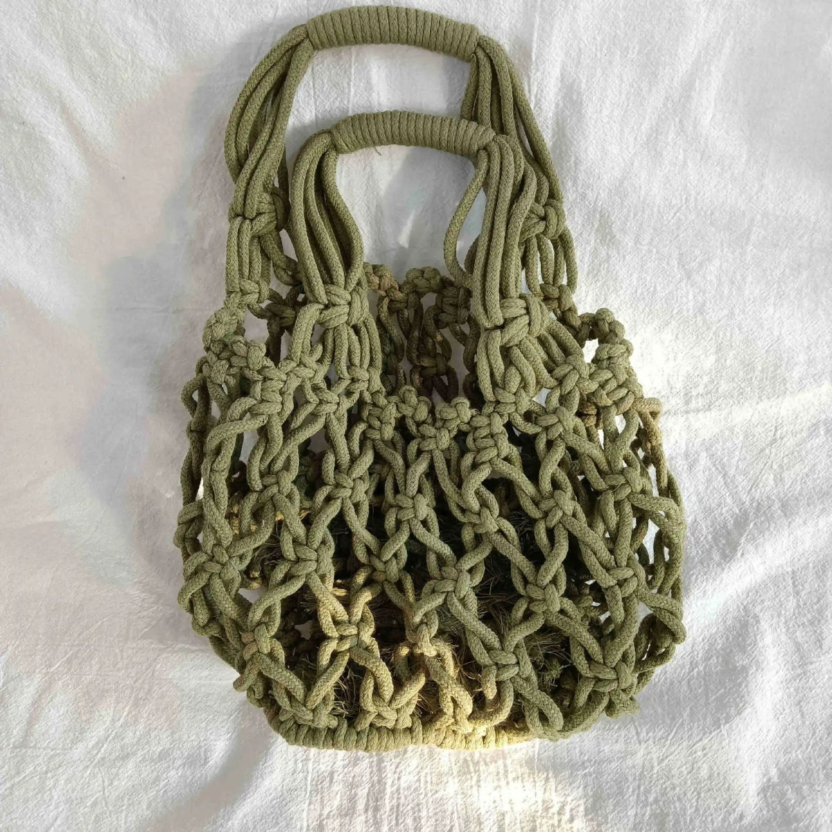 Macrame rope bag