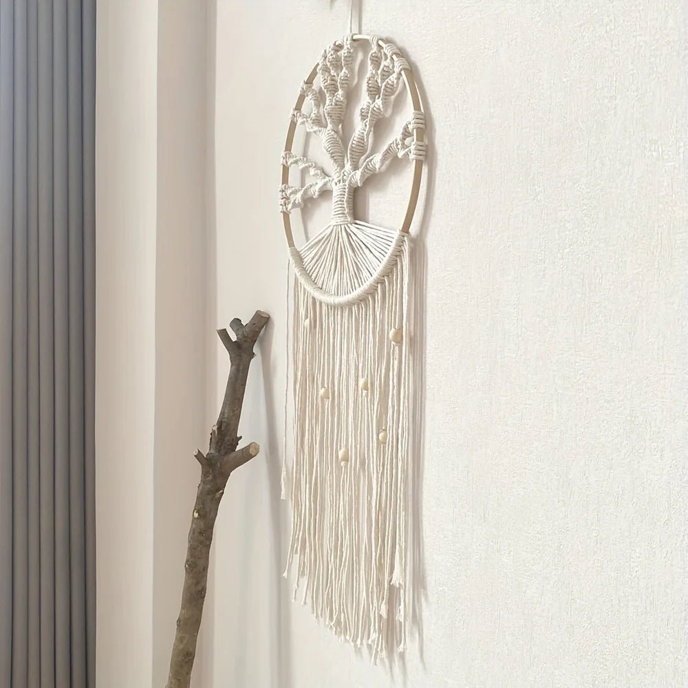 Macrame tree of life dream catcher