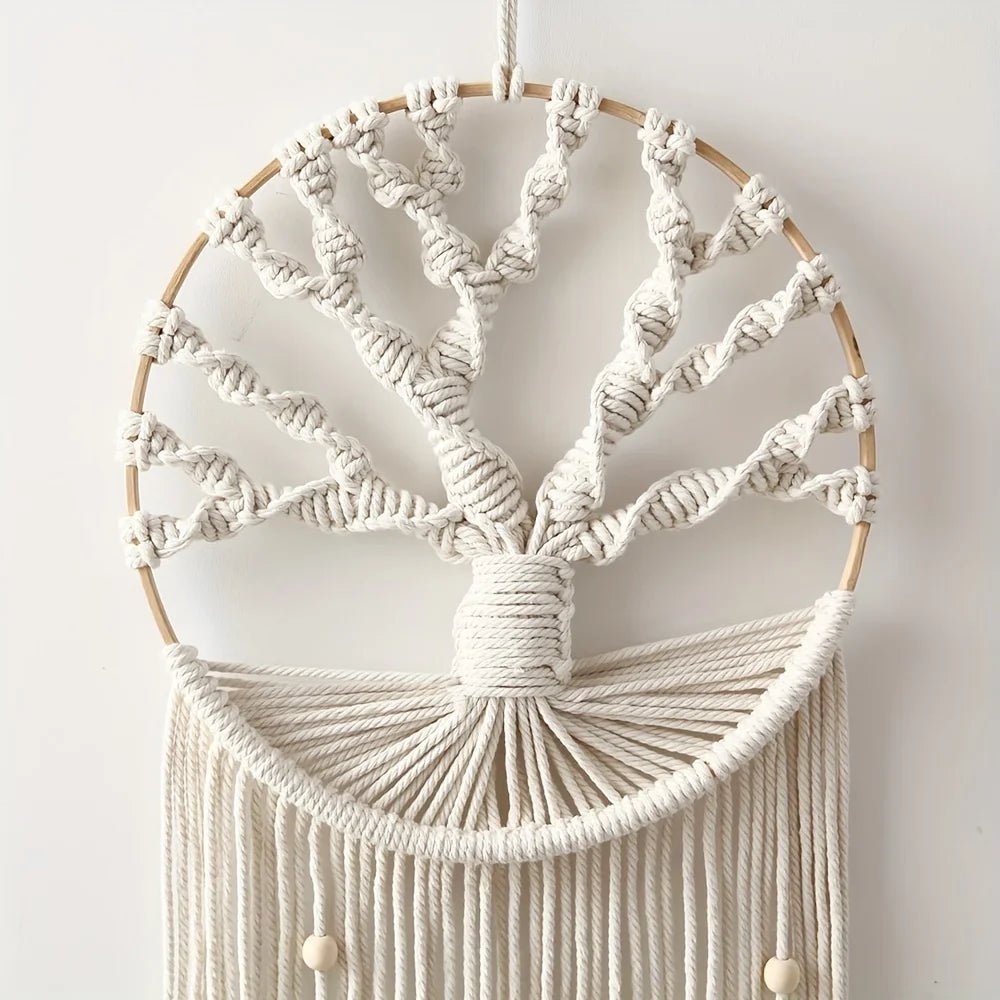 Macrame tree of life dream catcher