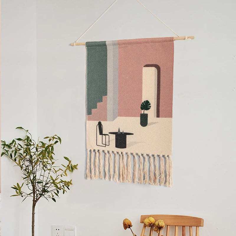 Macrame wall tapestry